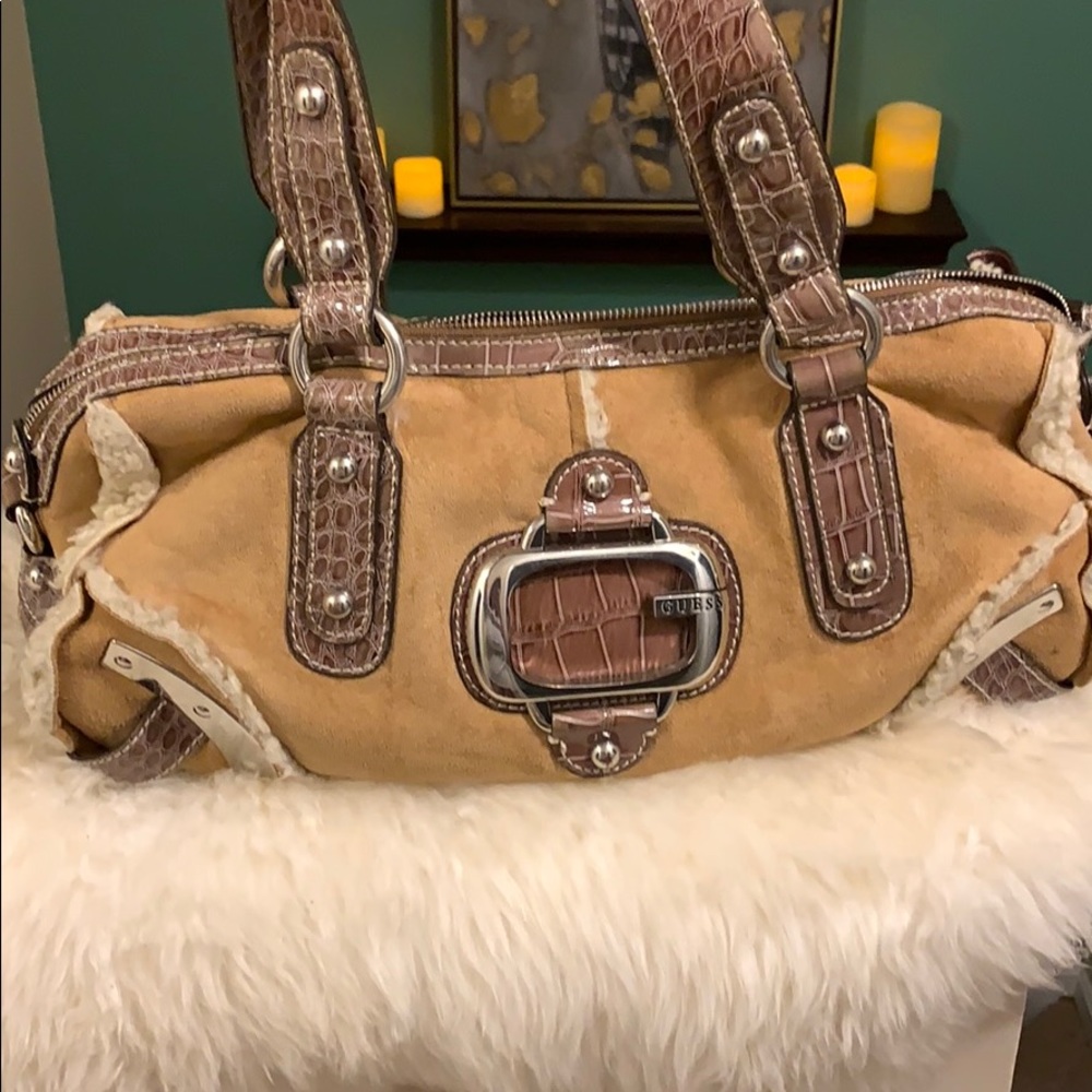 GUESS Sherpa Style Purse